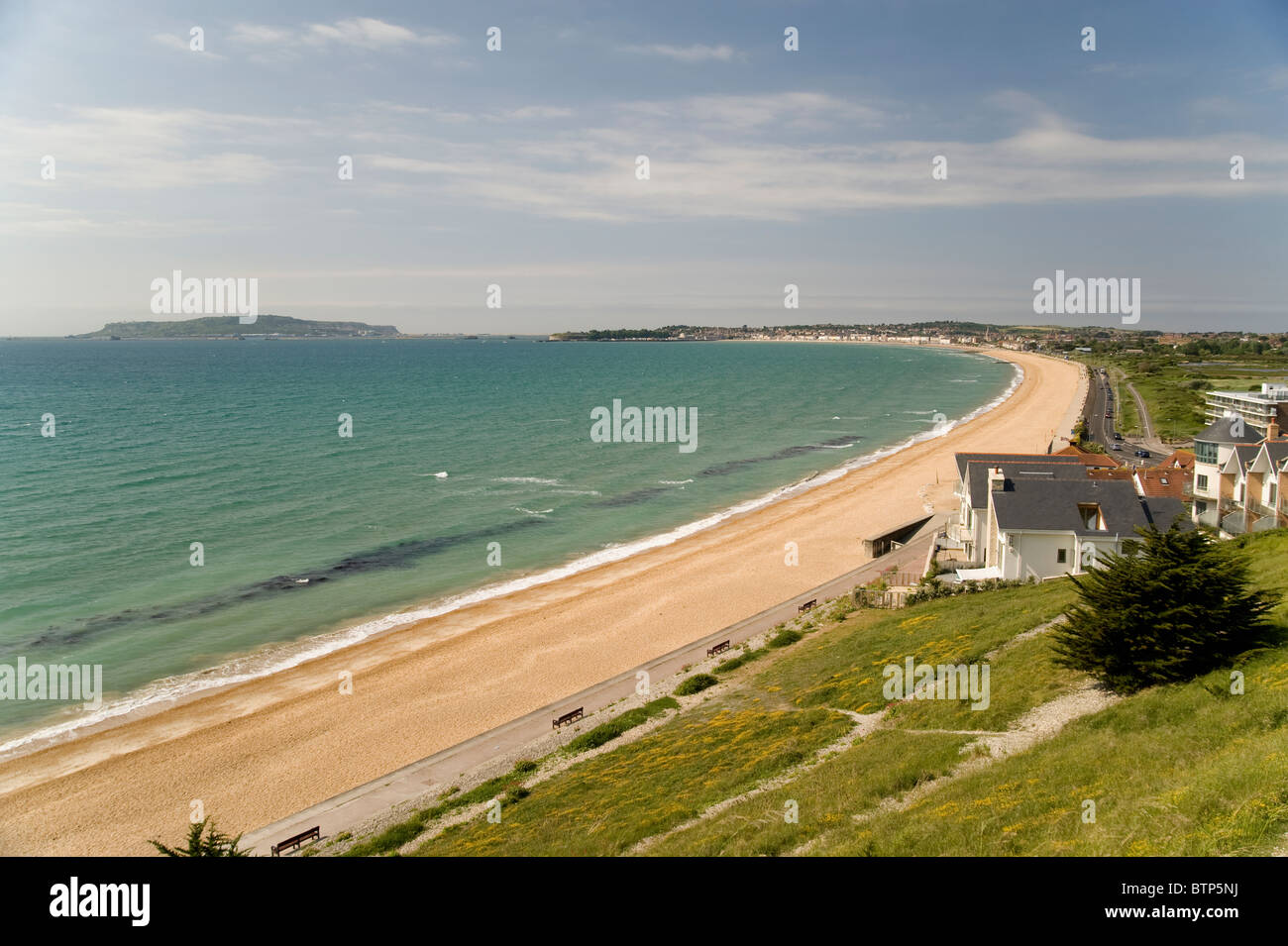 Strand von Weymouth, Dorset, Großbritannien Stockfoto