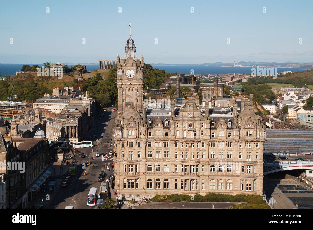 Schottland, Edinburgh, Balmoral Hotel Stockfoto
