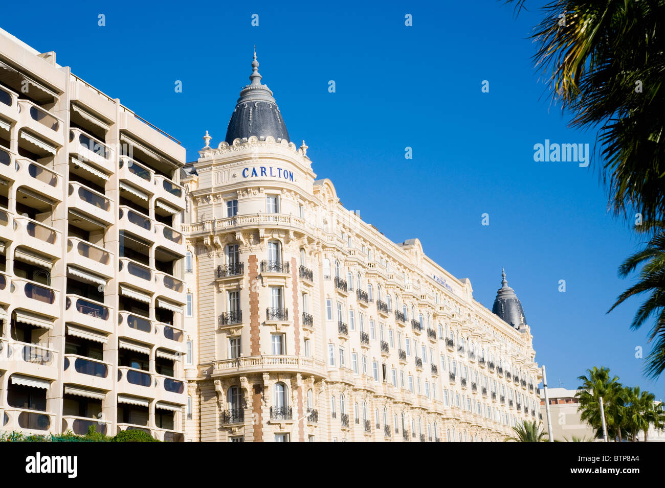 Carlton Hotel, Cannes, Côte d ' Azur, Frankreich Stockfoto
