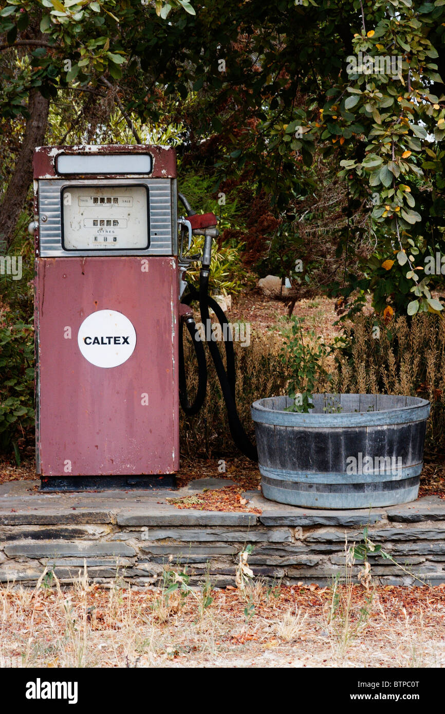 Australien, South Australia, Mintaro, Tankstelle Stockfoto