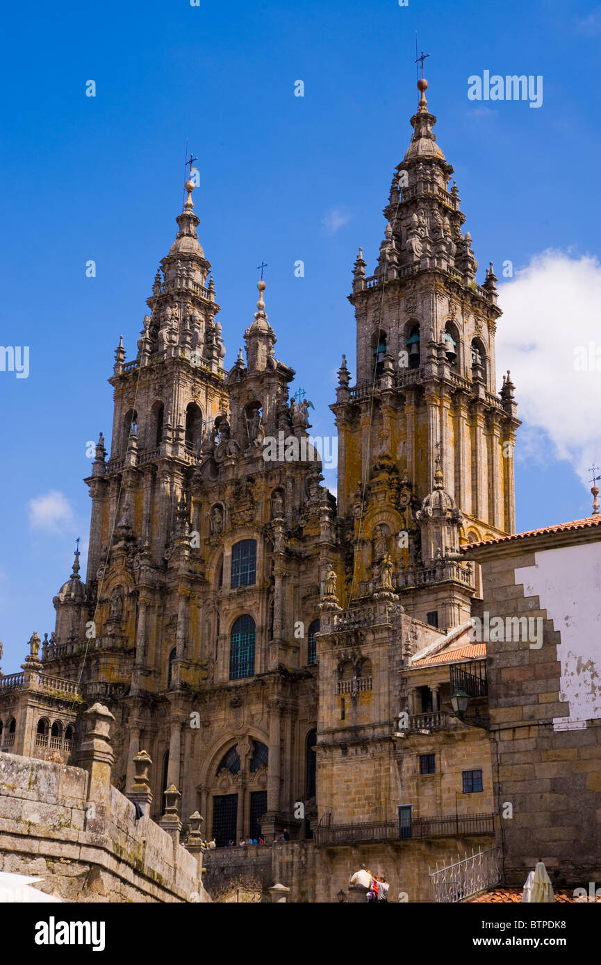 Die Kathedrale von Santiago De Compostela, Galicien, Spanien Stockfoto