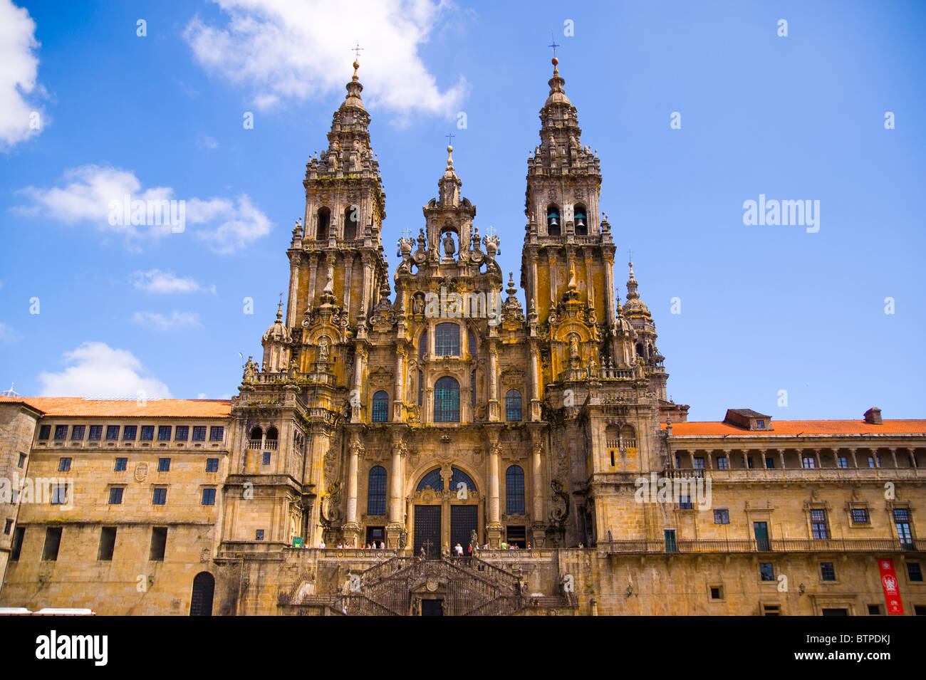 Die Kathedrale von Santiago De Compostela, Galicien, Spanien Stockfoto