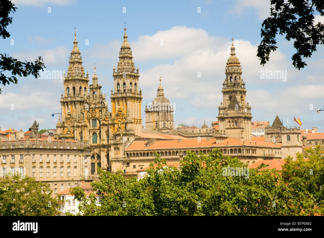 Die Kathedrale von Santiago De Compostela, Galicien, Spanien Stockfoto