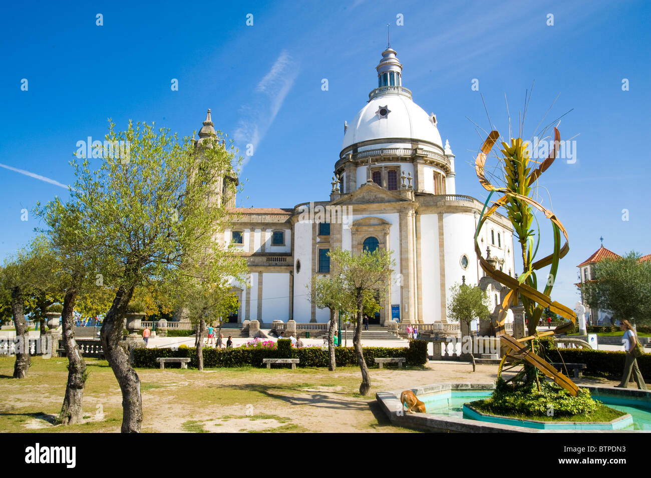 Sameiro Heiligtum, Braga, Portugal Stockfoto