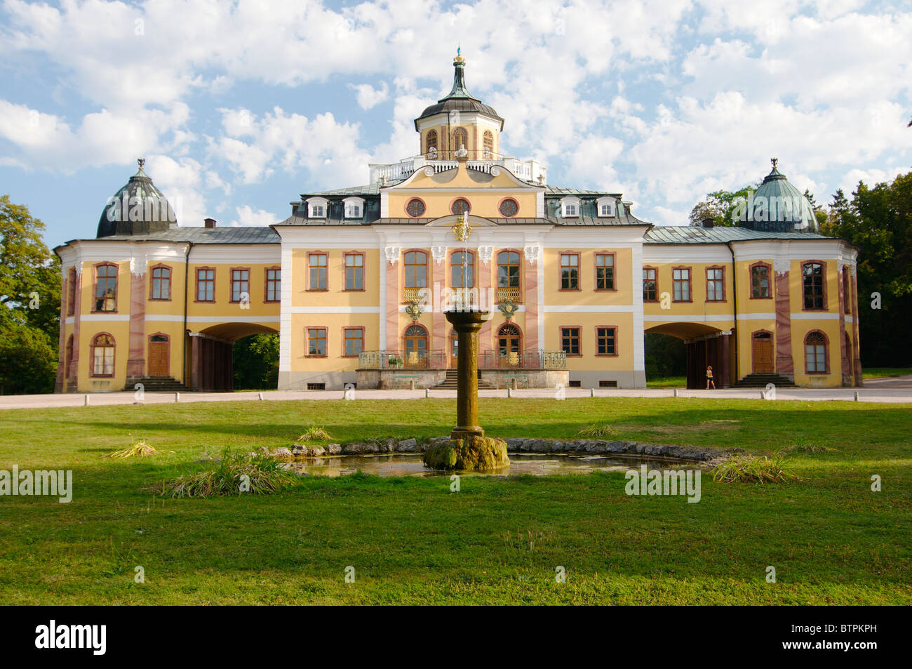 Belvedere Palace Park Weimar Germany Stockfotos und