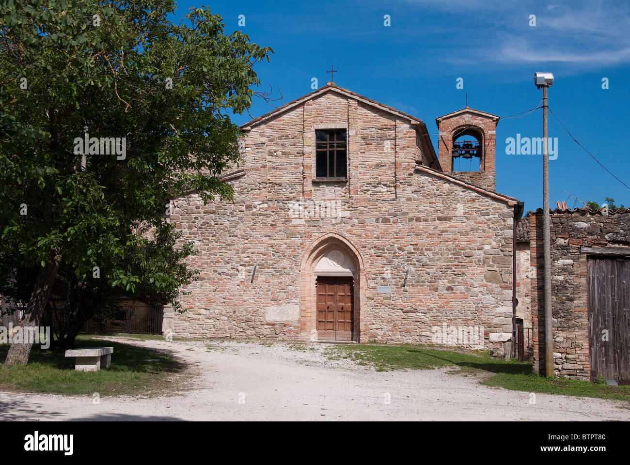 Pieve Kirche Macerata Feltria, Le Marche, Italien Stockfoto
