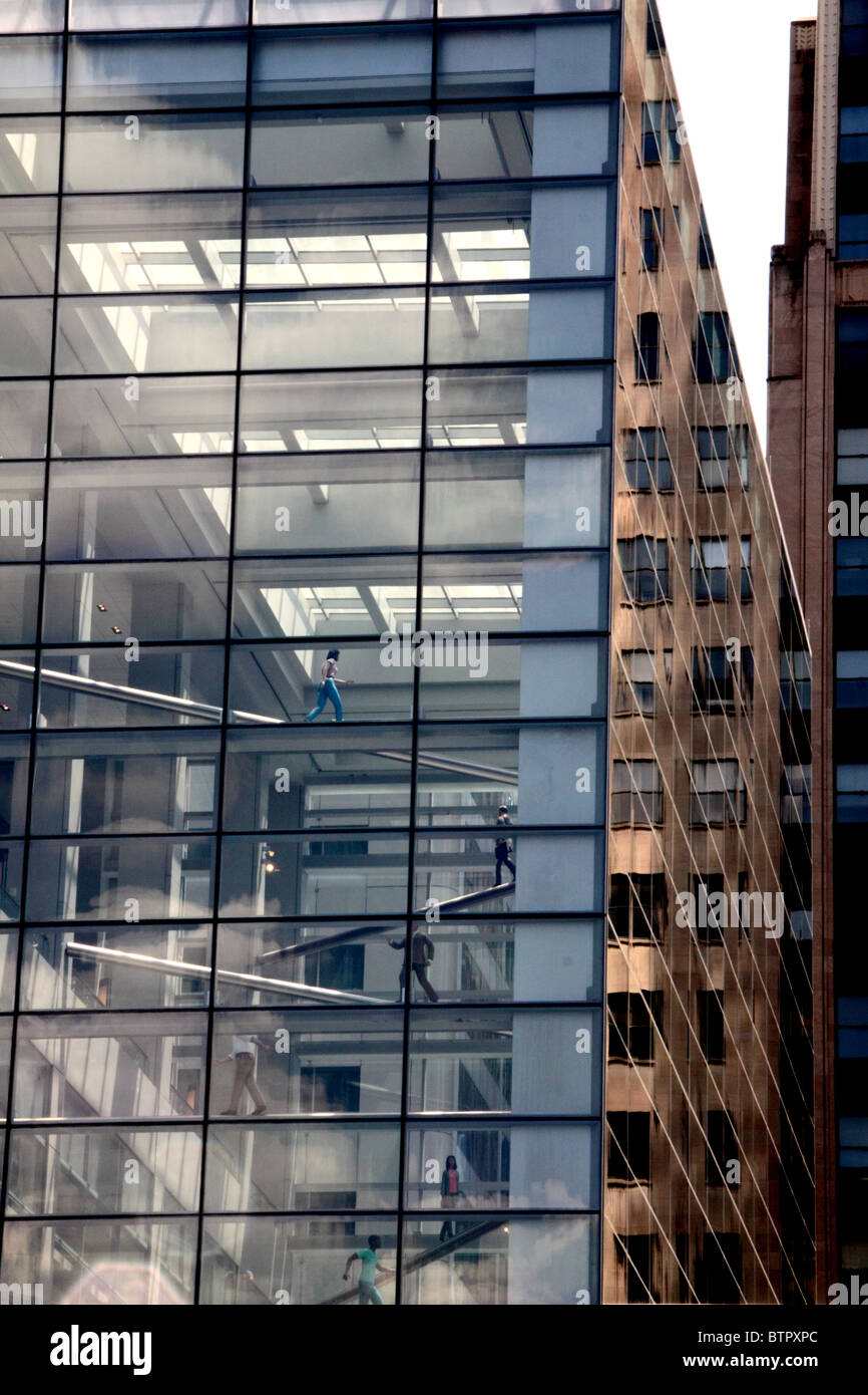 Transparenz-Gebäude Stockfoto