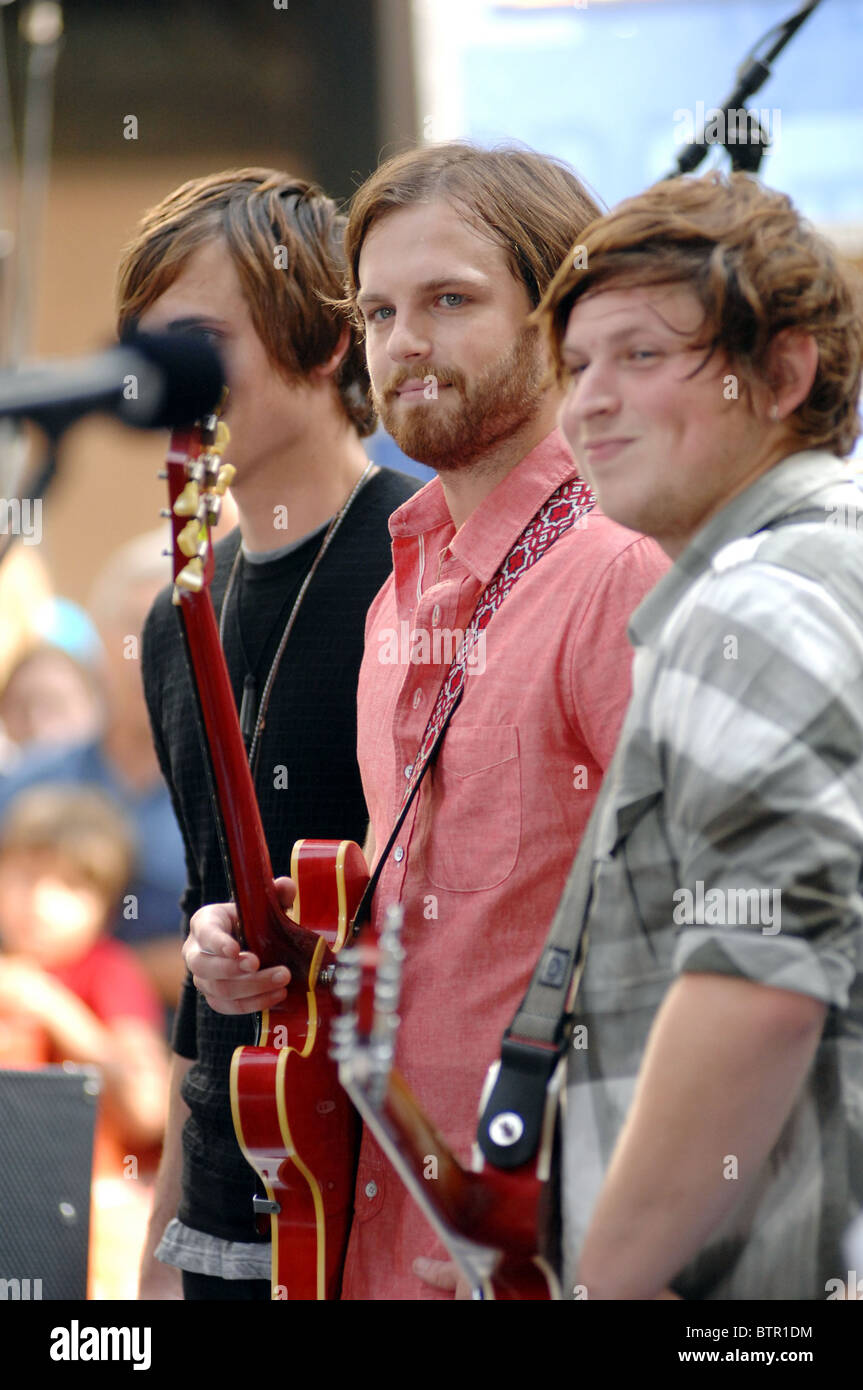 NBC Today Show Konzert mit Kings of Leon Stockfoto