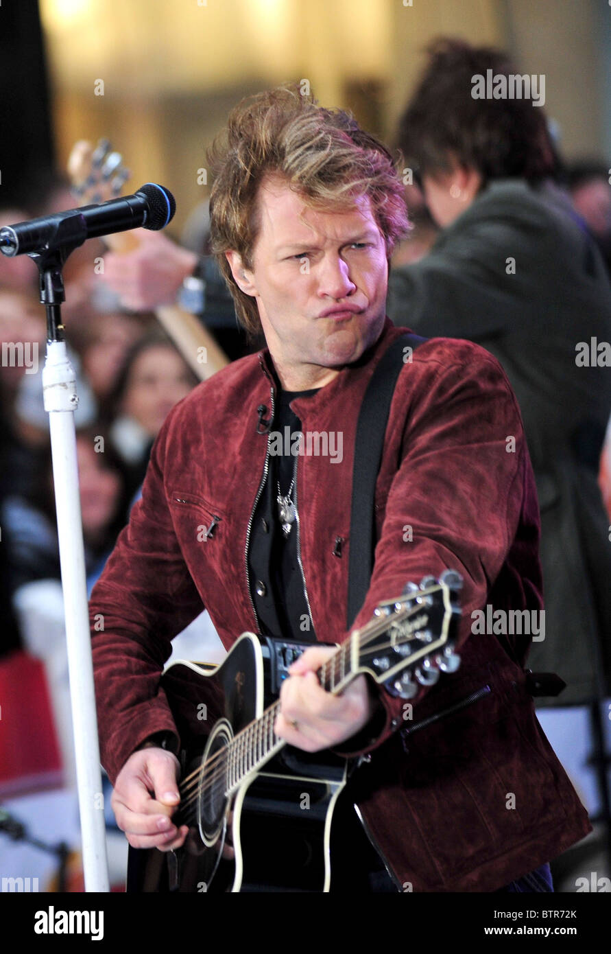 NBC Today Show Konzert mit Bon Jovi Stockfoto