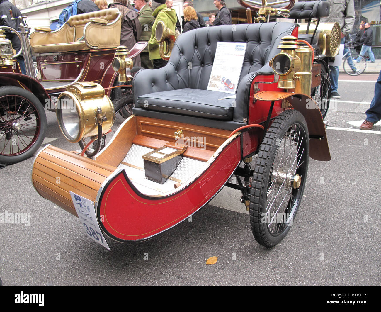 Von London nach Brighton Oldtimer-Rennen Regent Street in London Stockfoto