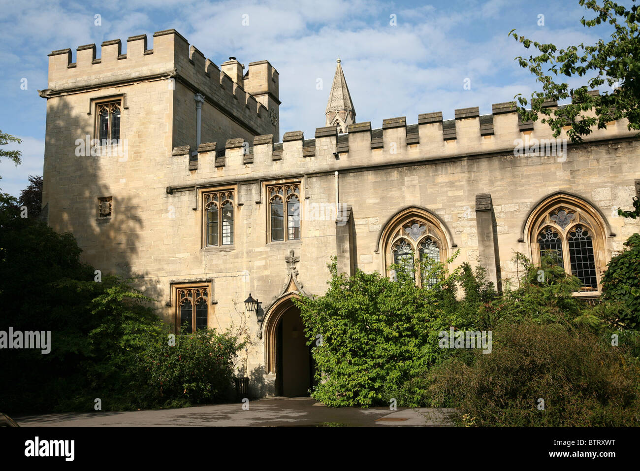 Am Balliol College der Universität Oxford, alte Bibliothek Stockfoto