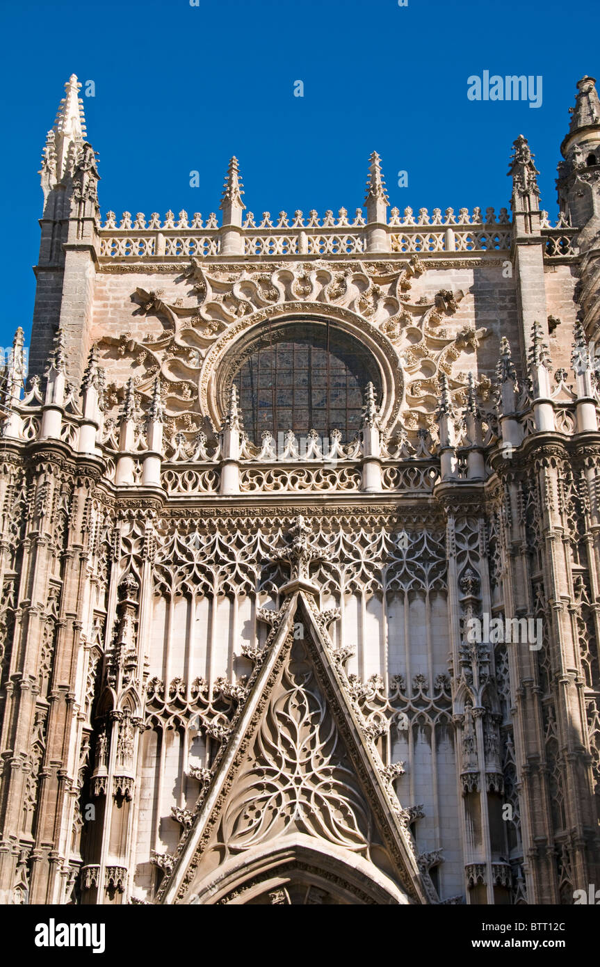 La Giralda Kathedrale Sevilla Spanien Andalusien Andalusien Spanisch Stockfoto