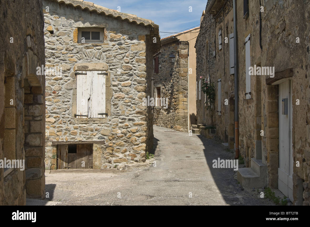 Mittelalterliche Dorf von Coux, Ardeche, Rhônes-Alpes, Frankreich Stockfoto