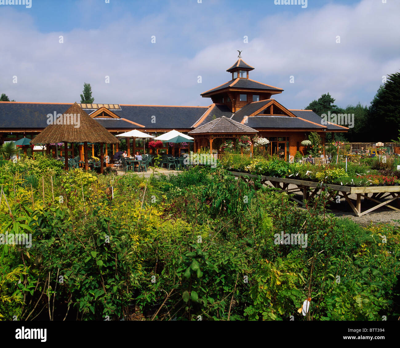 Nationaler Garten Ausstellung Zentrum, Kilquade, Co Wicklow, Irland Stockfoto