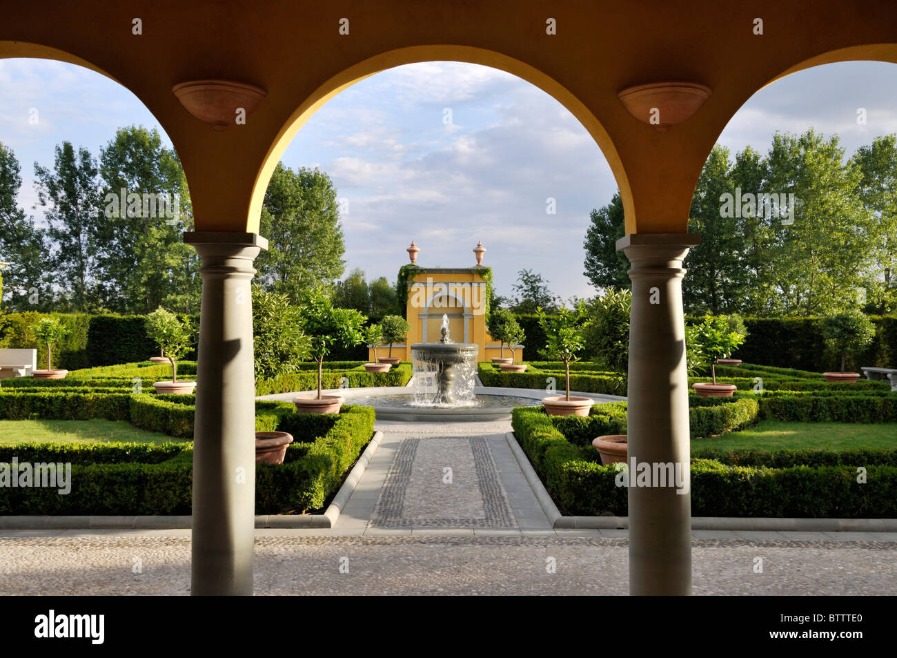 Italienische Renaissance Garten, Erholungspark Marzahn, Berlin, Deutschland Stockfoto