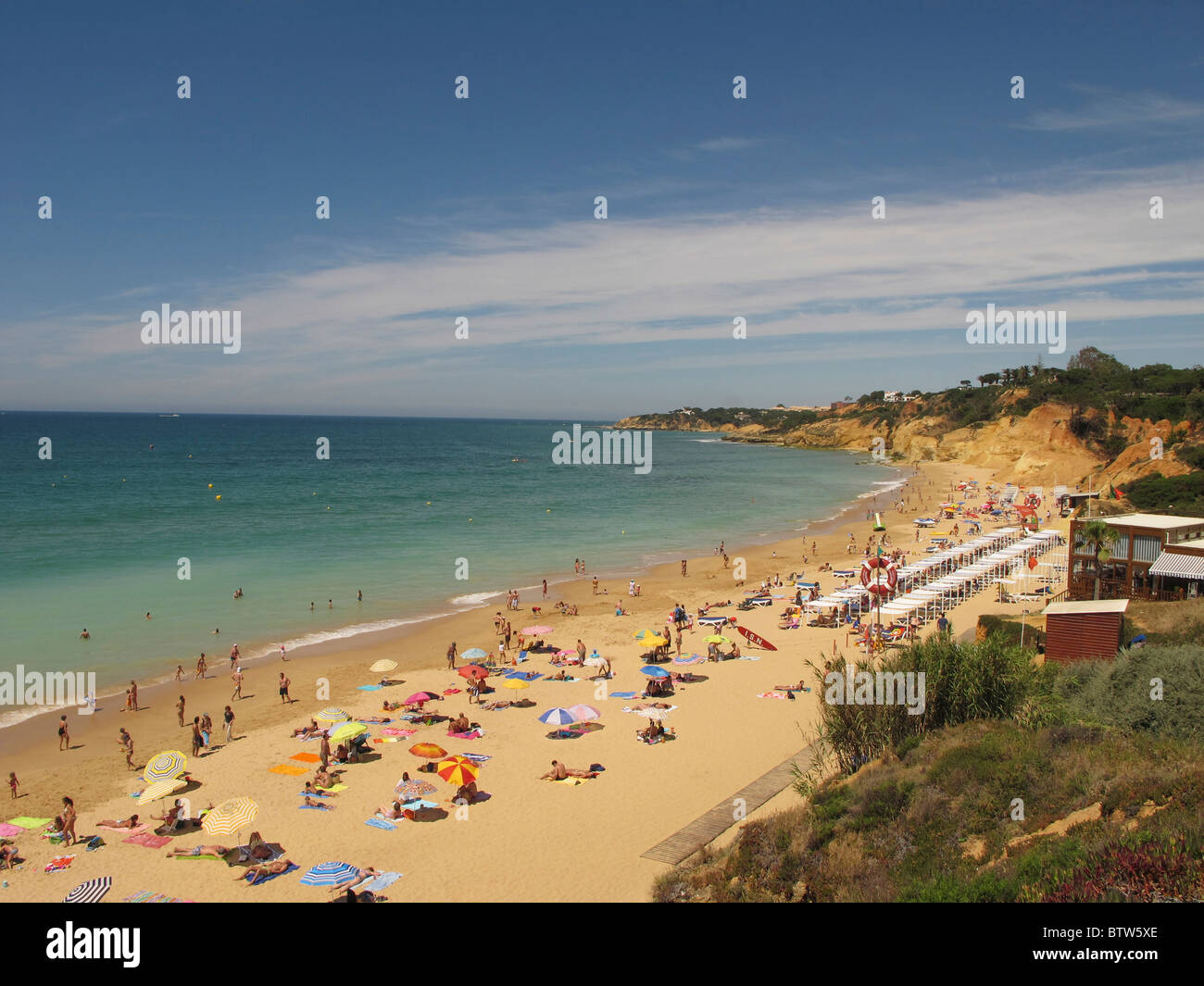 Algarve Strand, Club Med, Olhos Stockfoto