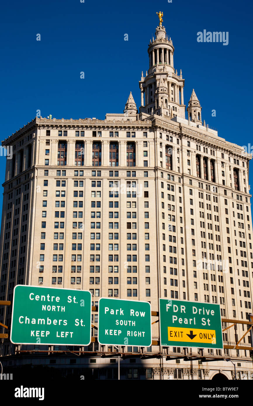 Municipal Building, 1 Centre Street, NYC Stockfoto