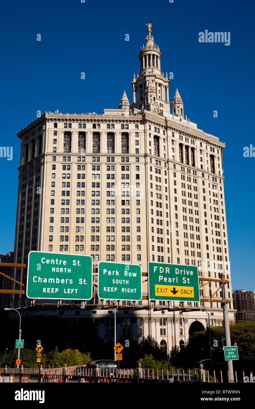 Municipal Building, 1 Centre Street, NYC Stockfoto