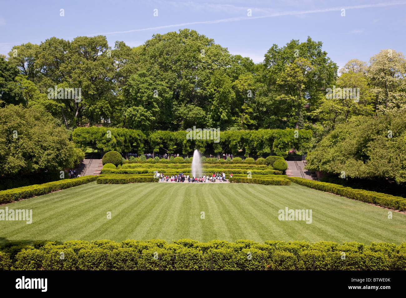 Wintergarten im nördlichen Quadranten des Central Parks Stockfoto Wintergarten im nördlichen Quadranten des Central Parks Stockfoto