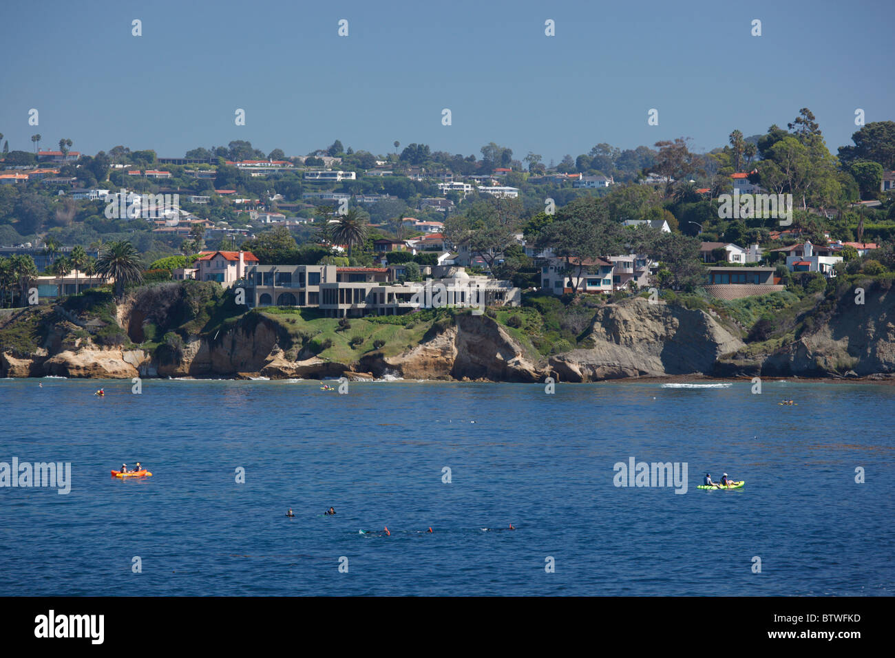 Pazifik-Küste in der Nähe von La Jolla, Kalifornien, USA. Stockfoto