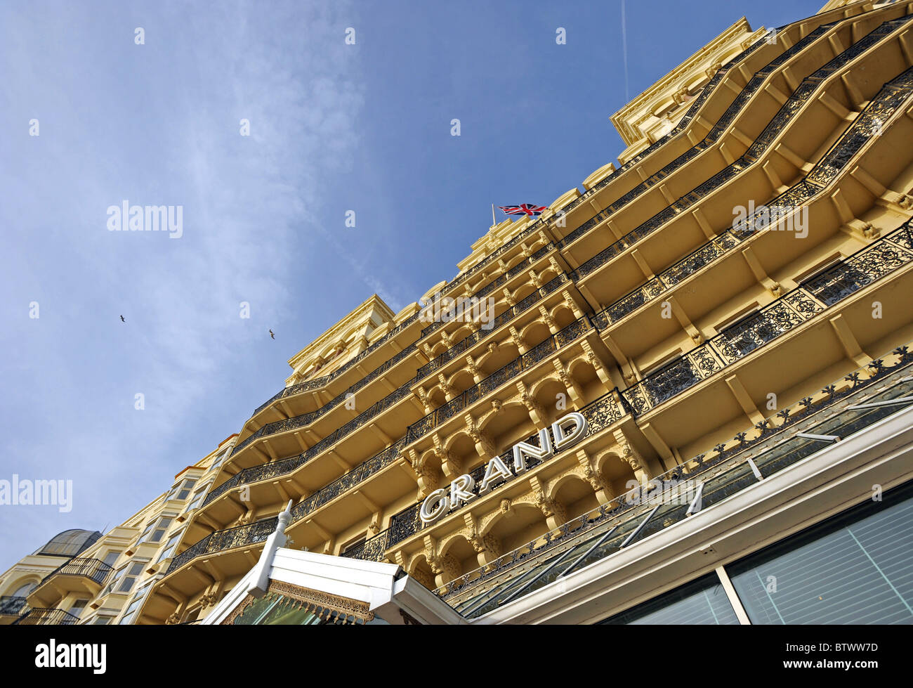 The Grand Hotel Brighton Stockfoto