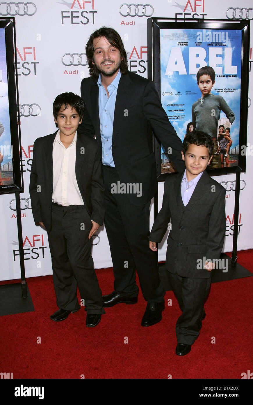 CHRISTOPHER RUIZ-ESPARZA DIEGO LUNA GERARDO RUIZ ESPARZA ABEL HERZSTÜCK GALA SCREENING. AFI FEST 2010 HOLLYWOOD LOS ANGELE Stockfoto