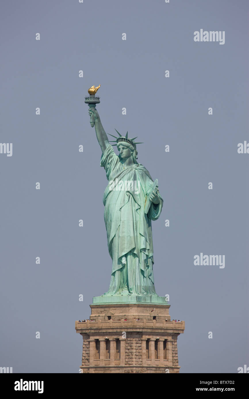 Statue of Liberty von Staten Island Fähre Stockfoto