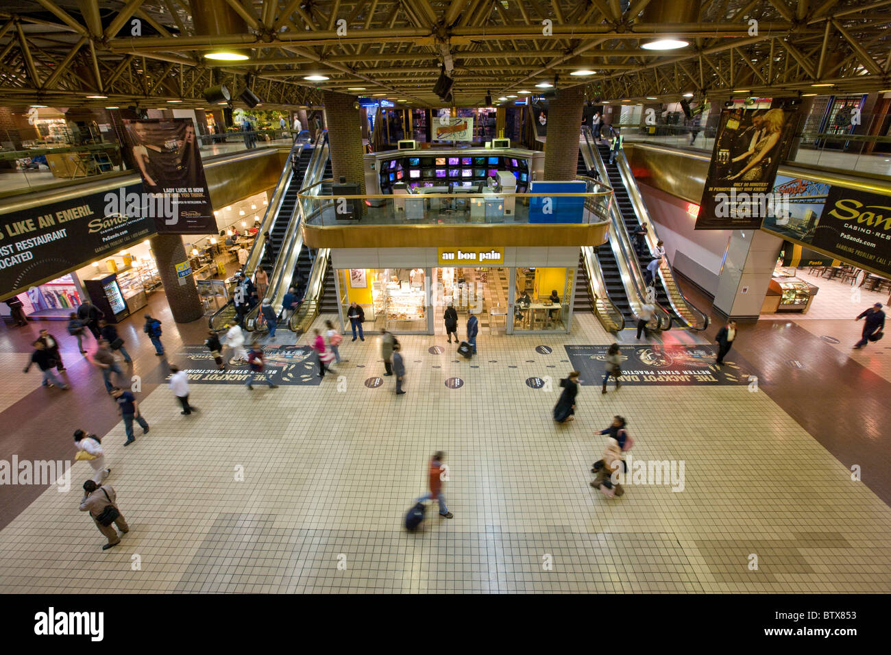 New York City Port Authority Busterminal Stockfoto