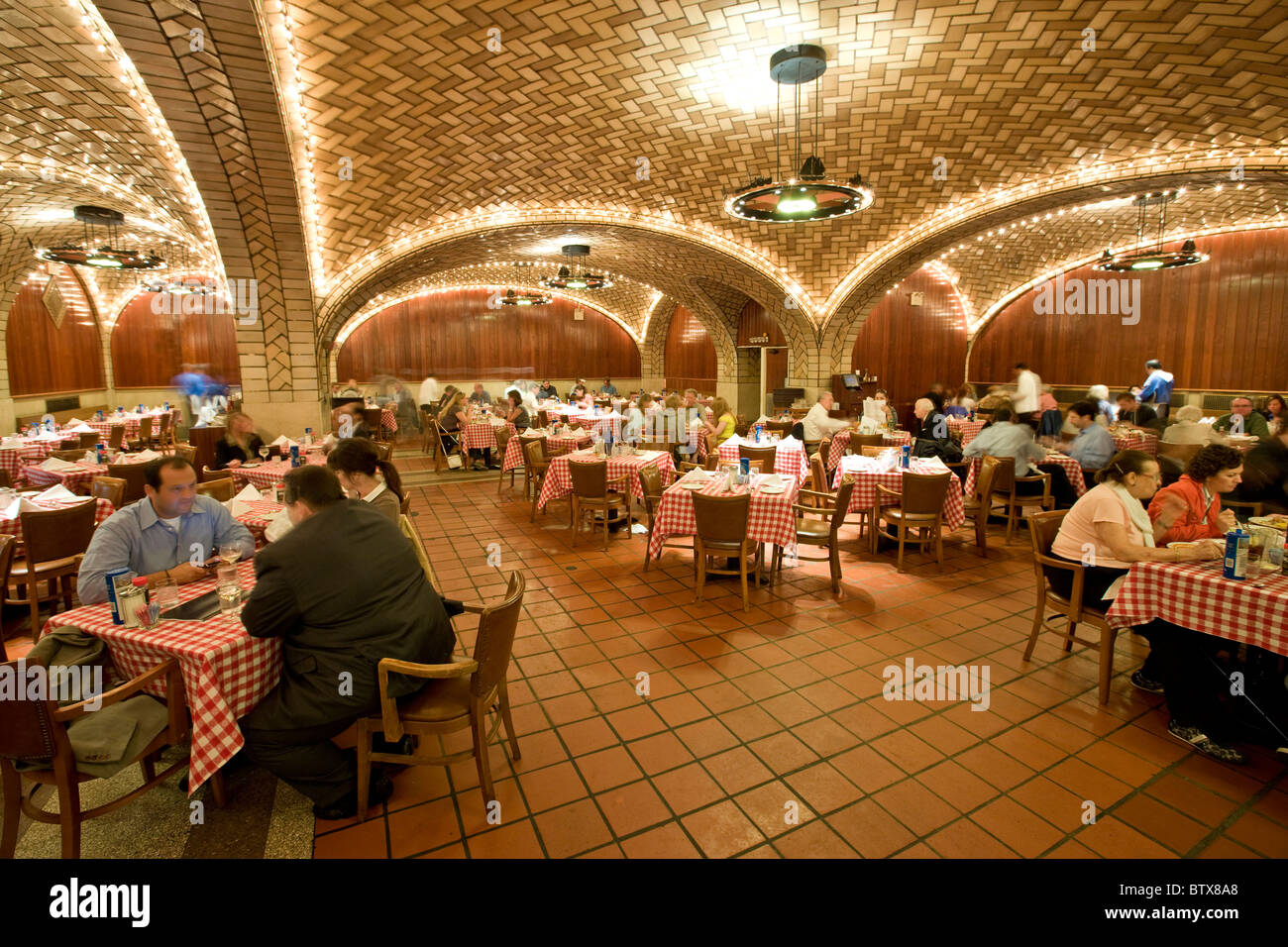 Austernbar am Grand Central Station Stockfoto