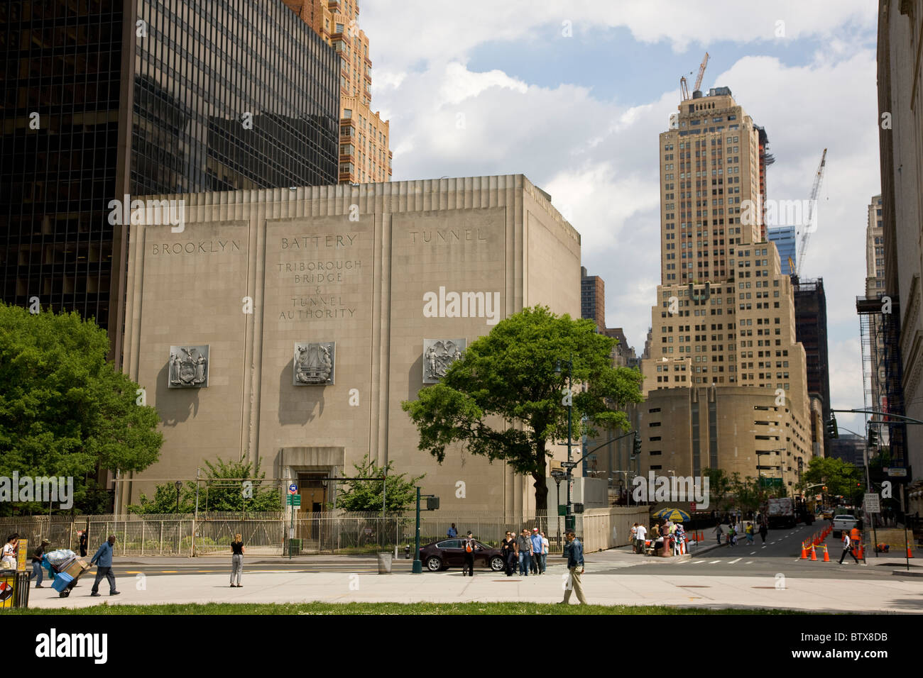 Battery Park Stockfoto