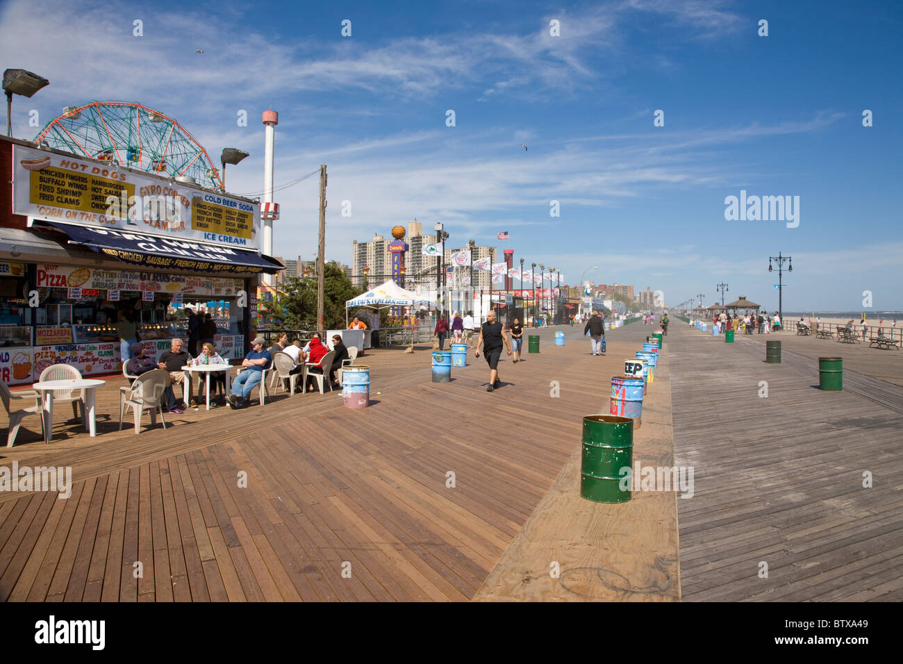 Coney Island in Brooklyn Stockfoto