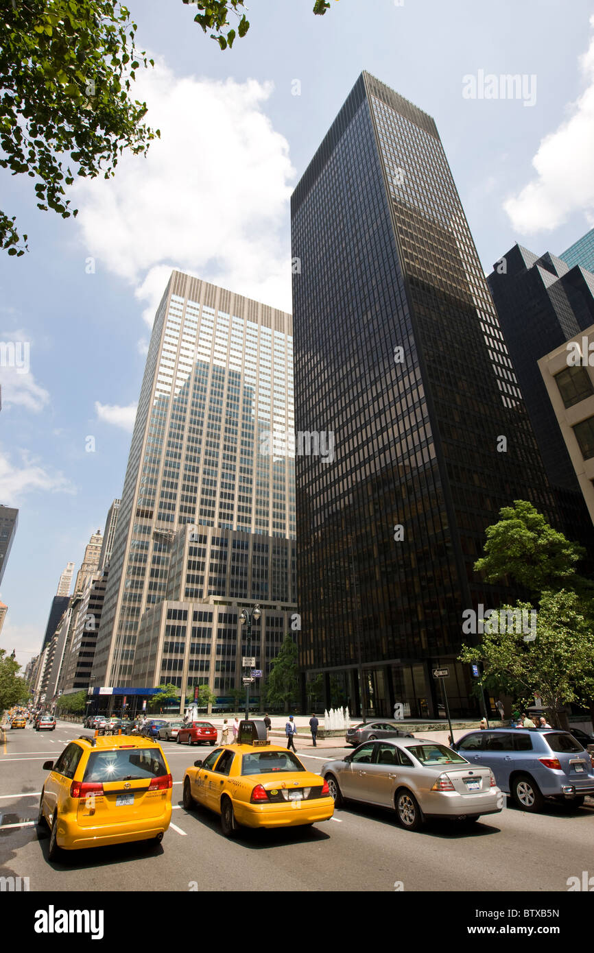 Seagram Building an der Park Avenue in Midtown Manhattan Stockfoto