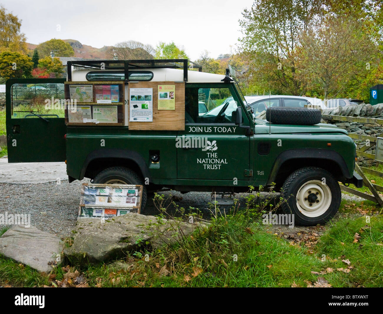 Ein National Trust Land Rover Defender