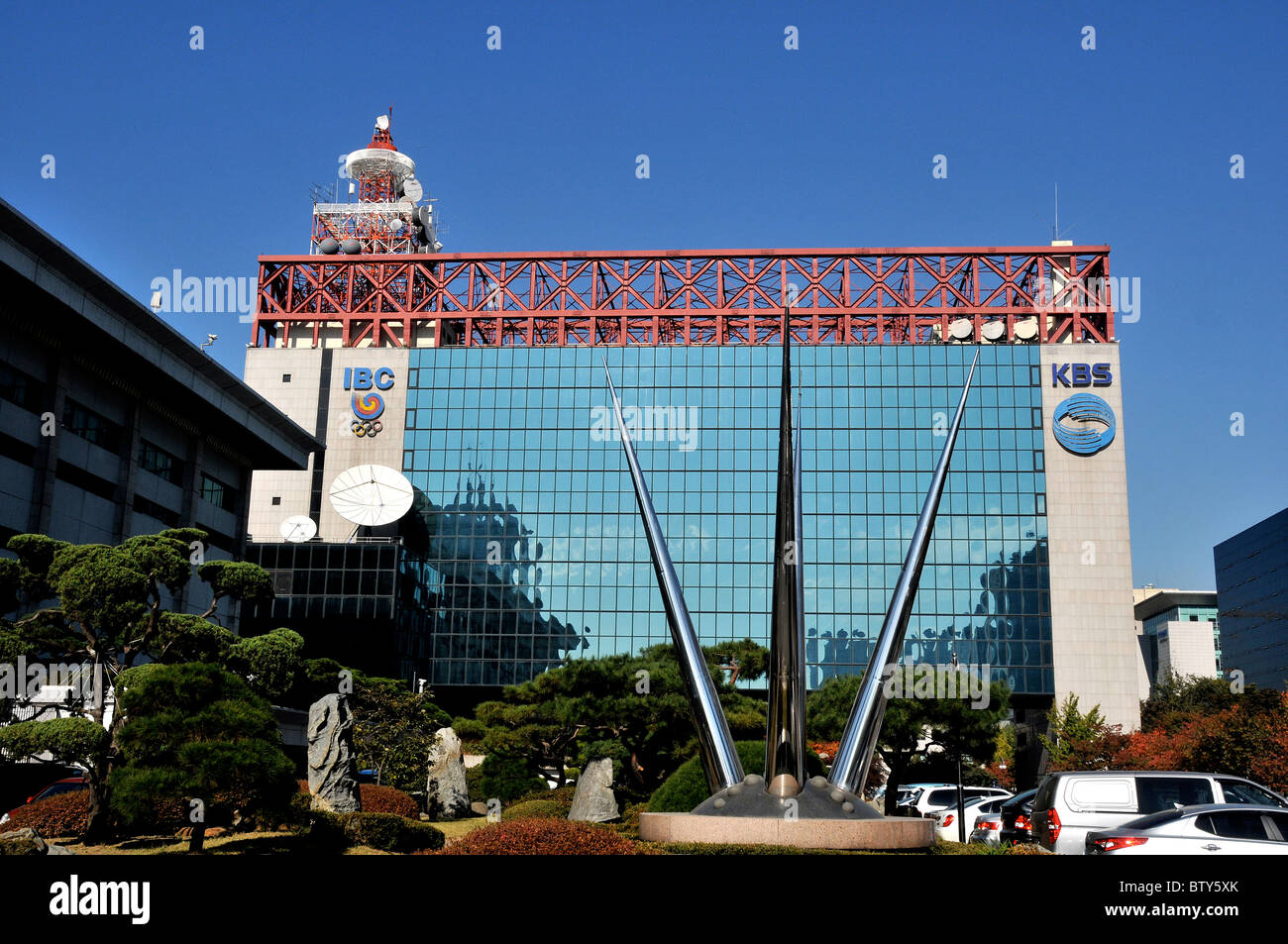 IBC KBC TV Gebäude, Seoul, Südkorea Stockfoto