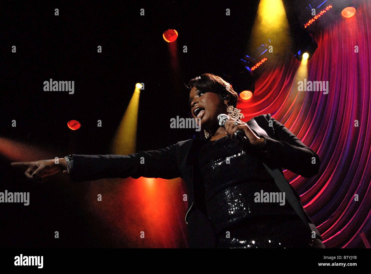 Jennifer Hudson im Konzert Stockfoto