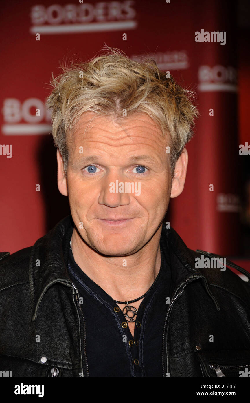 Chefkoch Gordon Ramsay gesunden Appetit Kochen Signierstunde Stockfoto