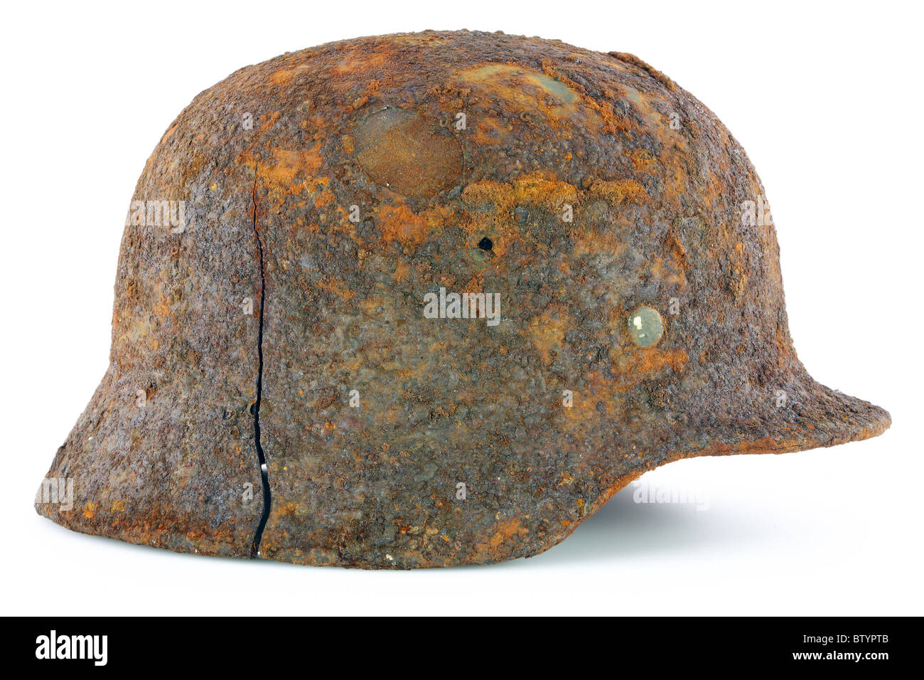 Helm des deutschen Soldaten Stockfoto