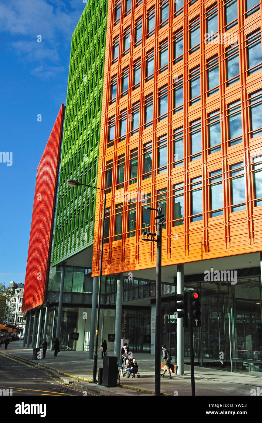 Central Saint Giles Office Building, St.Giles High Street, London Borough of Camden, Greater London, England, Vereinigtes Königreich Stockfoto