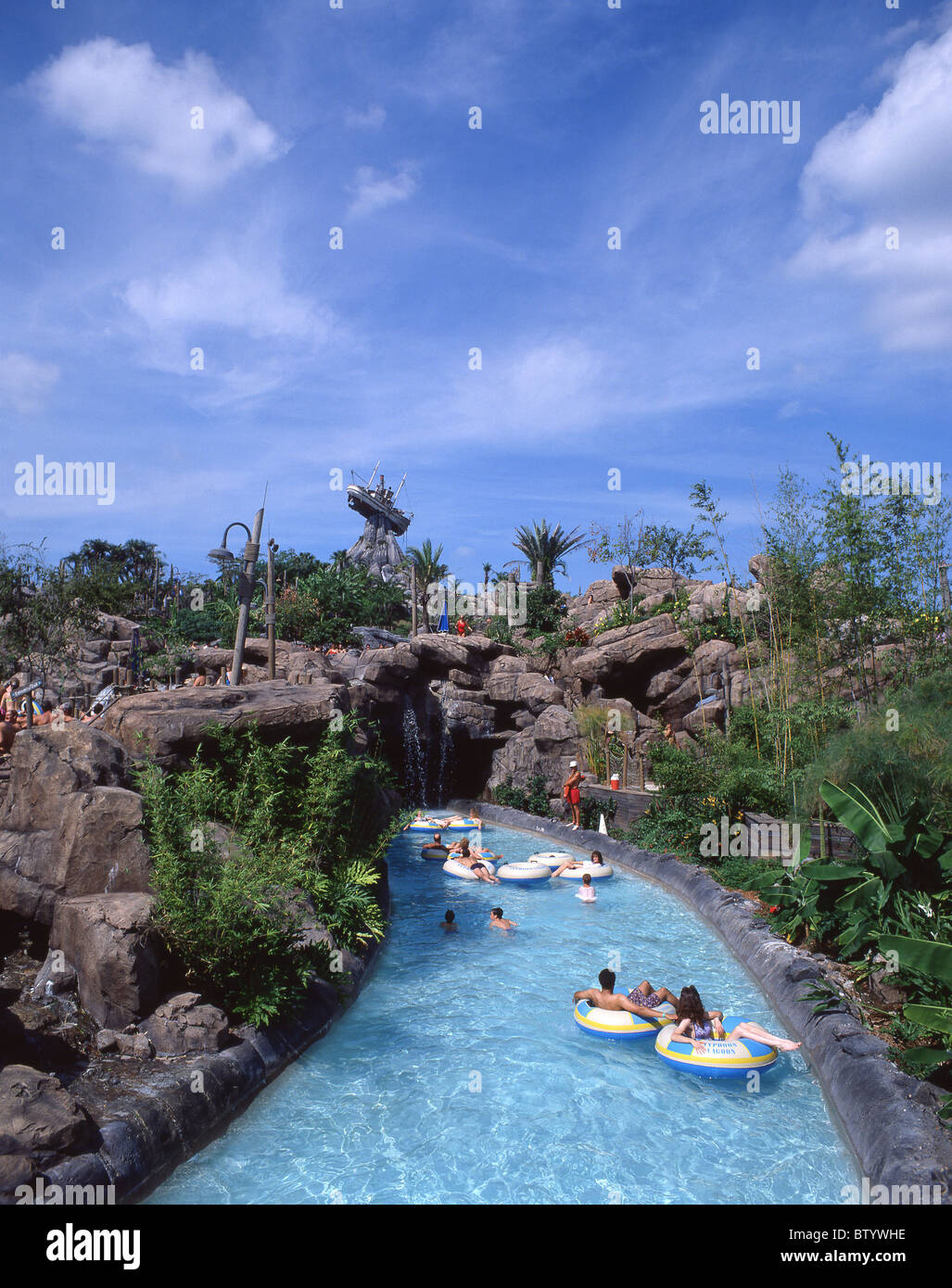 Wasser fahren, Typhoon Lagoon, Walt Disney World, Orlando, Florida, Vereinigte Staaten von Amerika Stockfoto