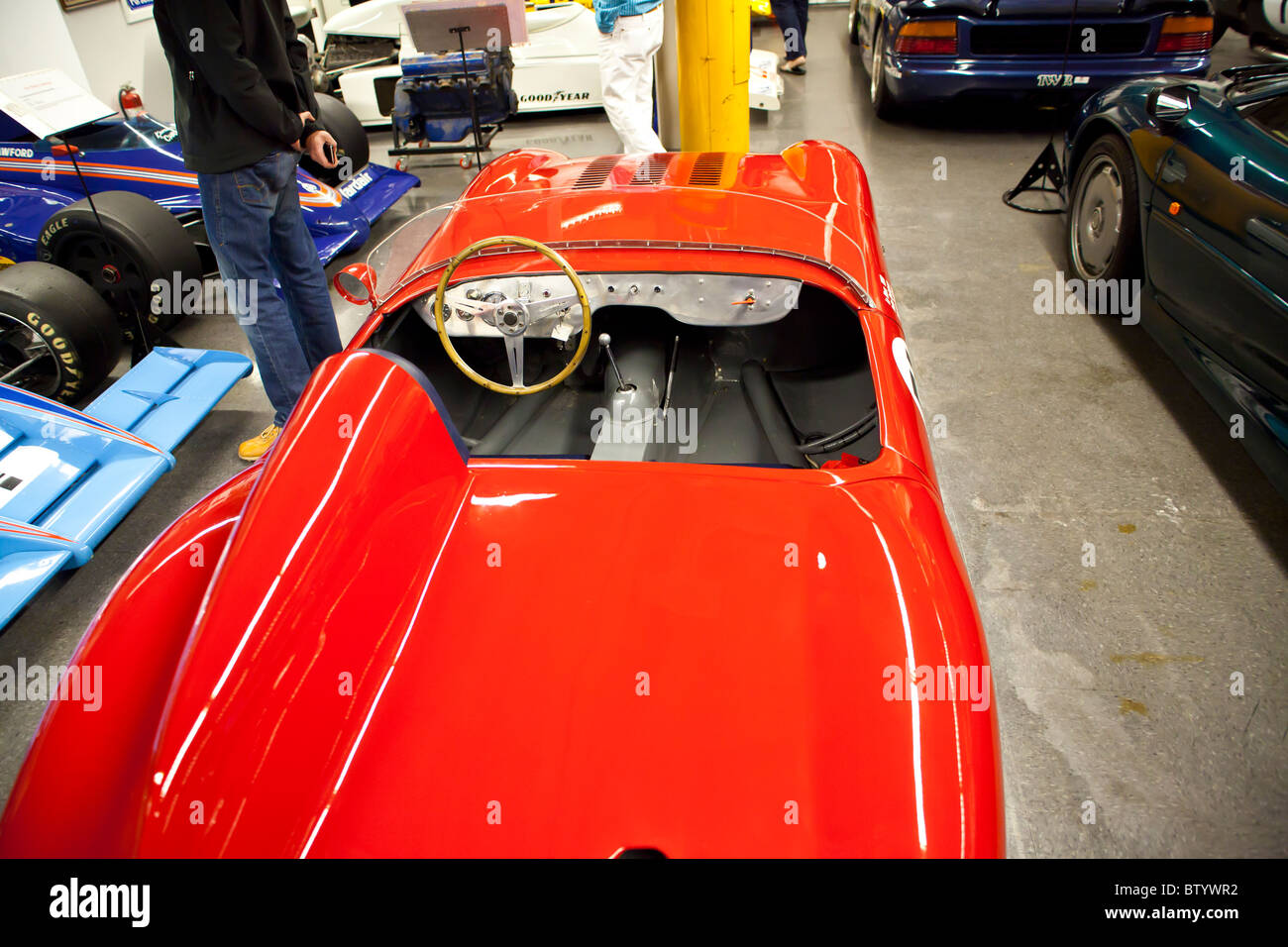 1959 Osca Le Mann Auto 750cc Motor 4 Zylinder obenliegender Nockenwelle 2 Weber Vergaser auf Mallya Kollektion Stockfoto