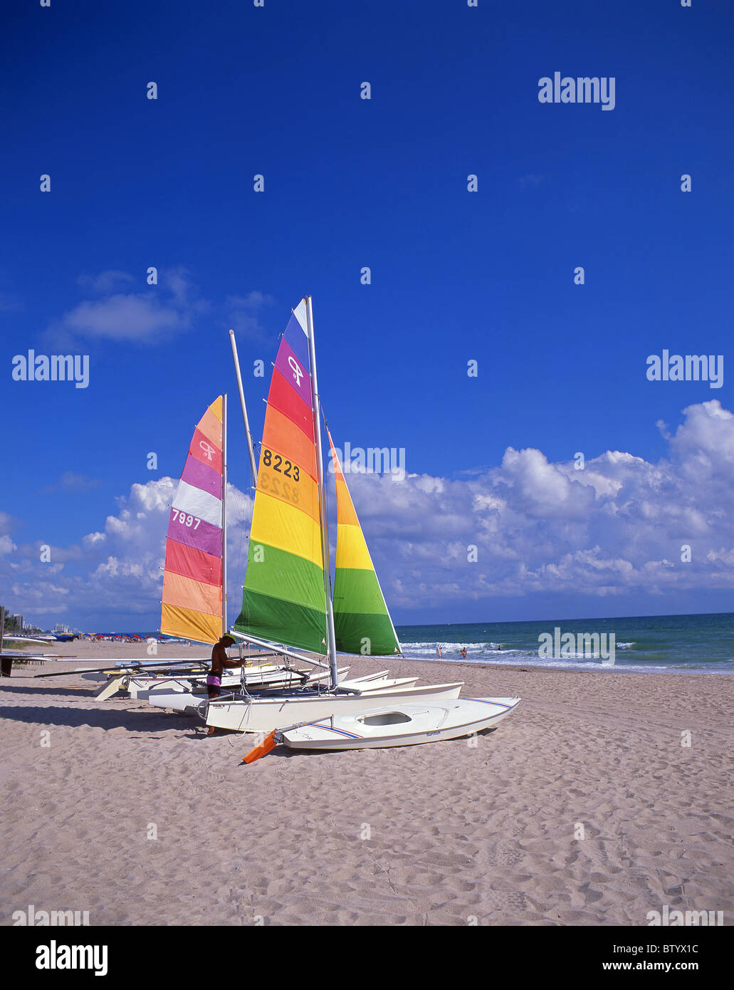 Fort Lauderdale Beach View, Fort Lauderdale, Florida, Vereinigte Staaten von Amerika Stockfoto