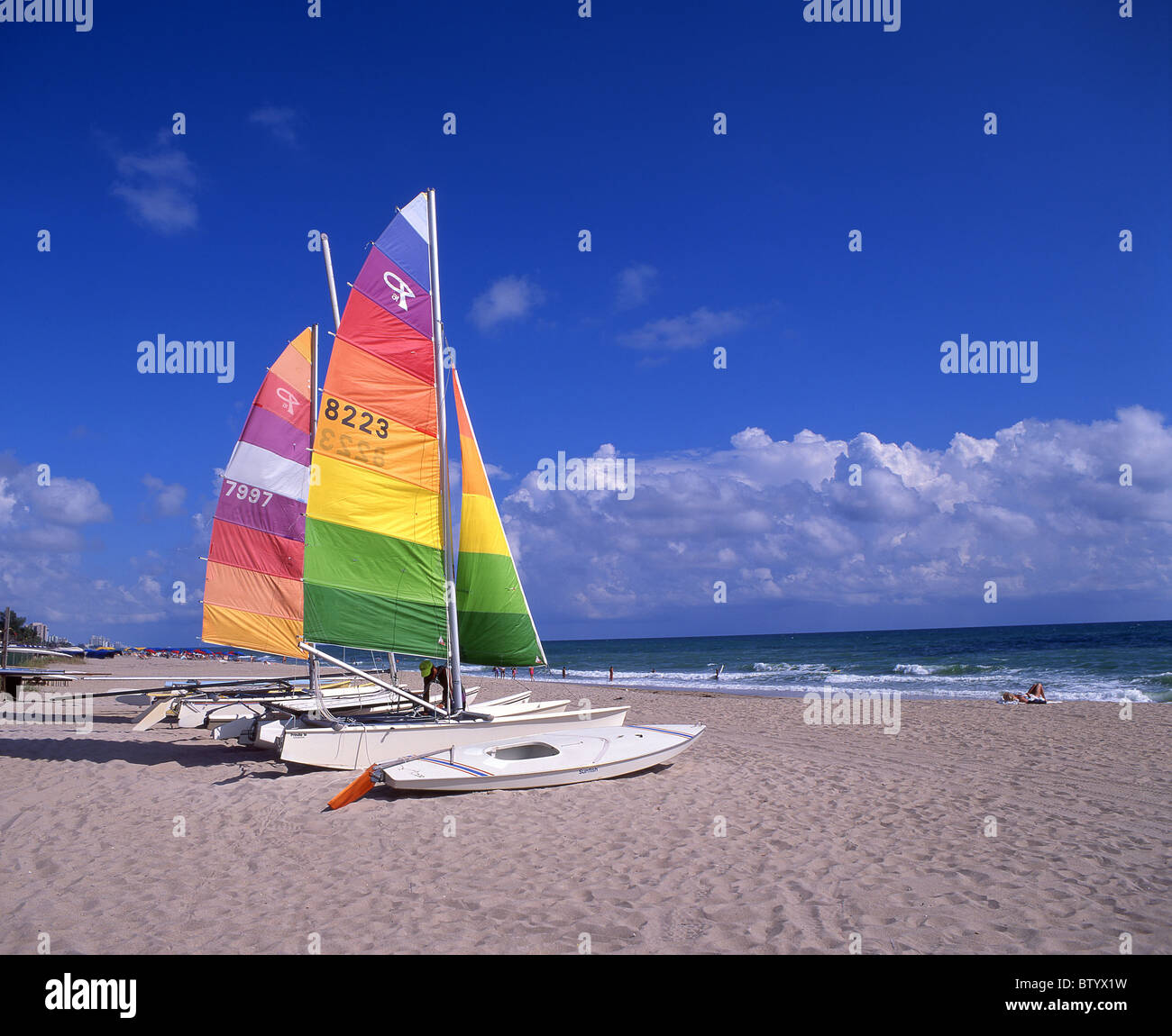 Fort Lauderdale Beach View, Fort Lauderdale, Florida, Vereinigte Staaten von Amerika Stockfoto