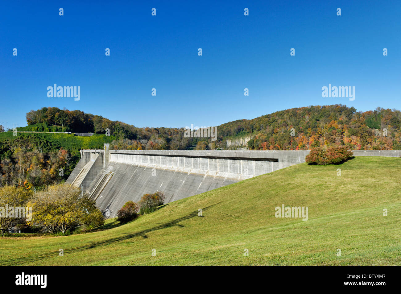 Norris Damm auf der Clinch River in Anderson und Campbell County in Tennessee Stockfoto