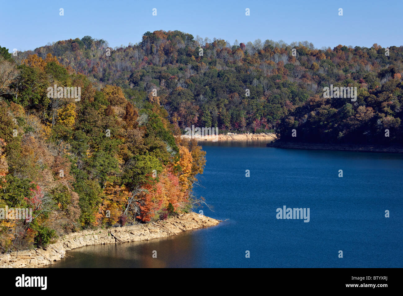 Norris See auf der Clinch River in Anderson und Campbell County in Tennessee Stockfoto