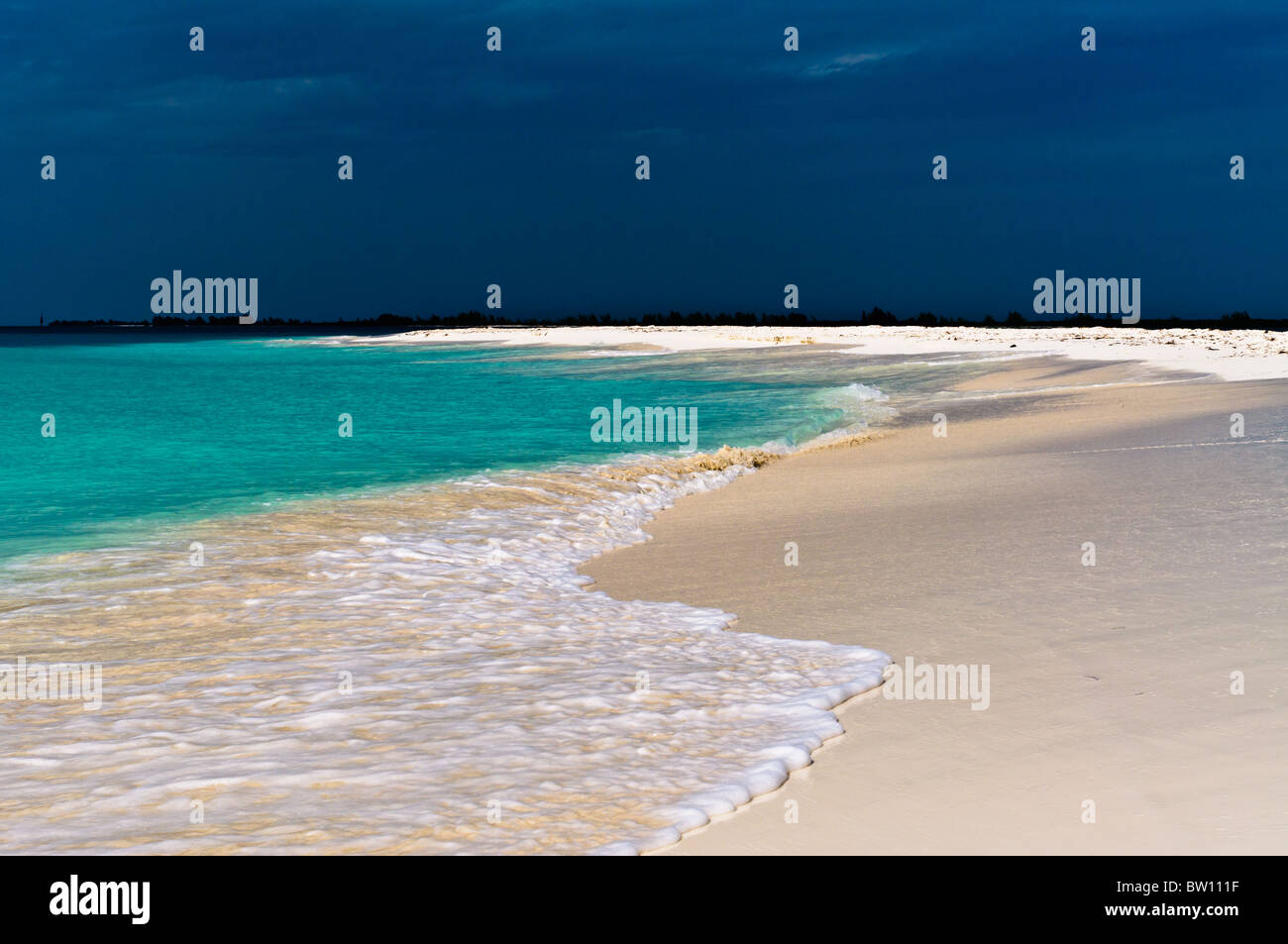 Karibik-Strand Stockfoto