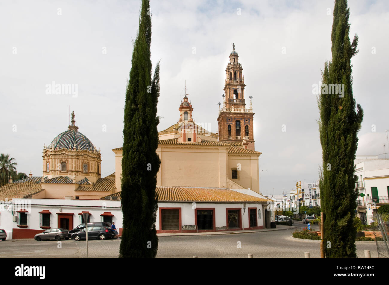 Carmona Spanien Andalusien Stadt alte Stadt Iglesia de San Pedro Stockfoto