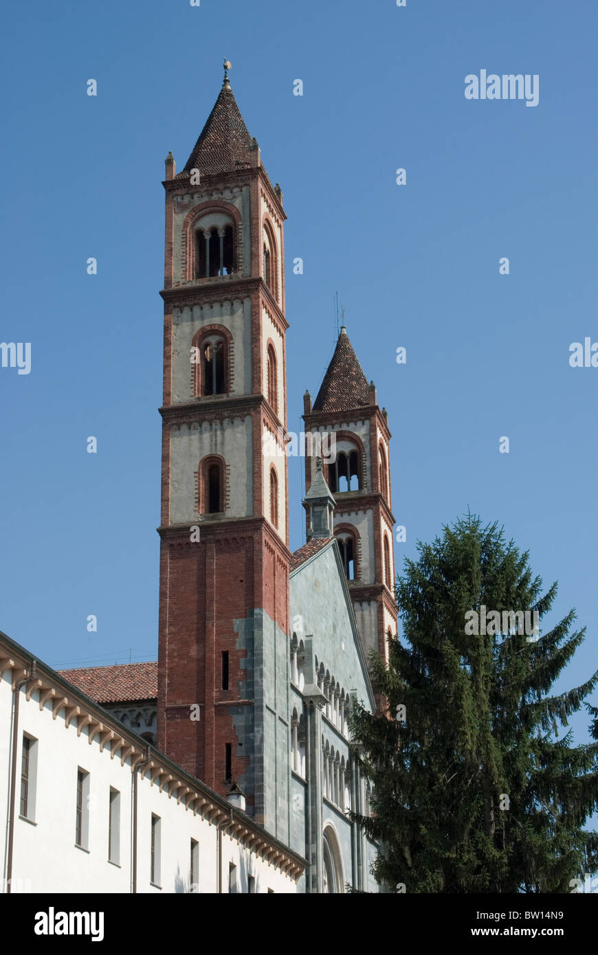 Sant Andrea Basilika Vercelli Piemont Italien Stockfoto