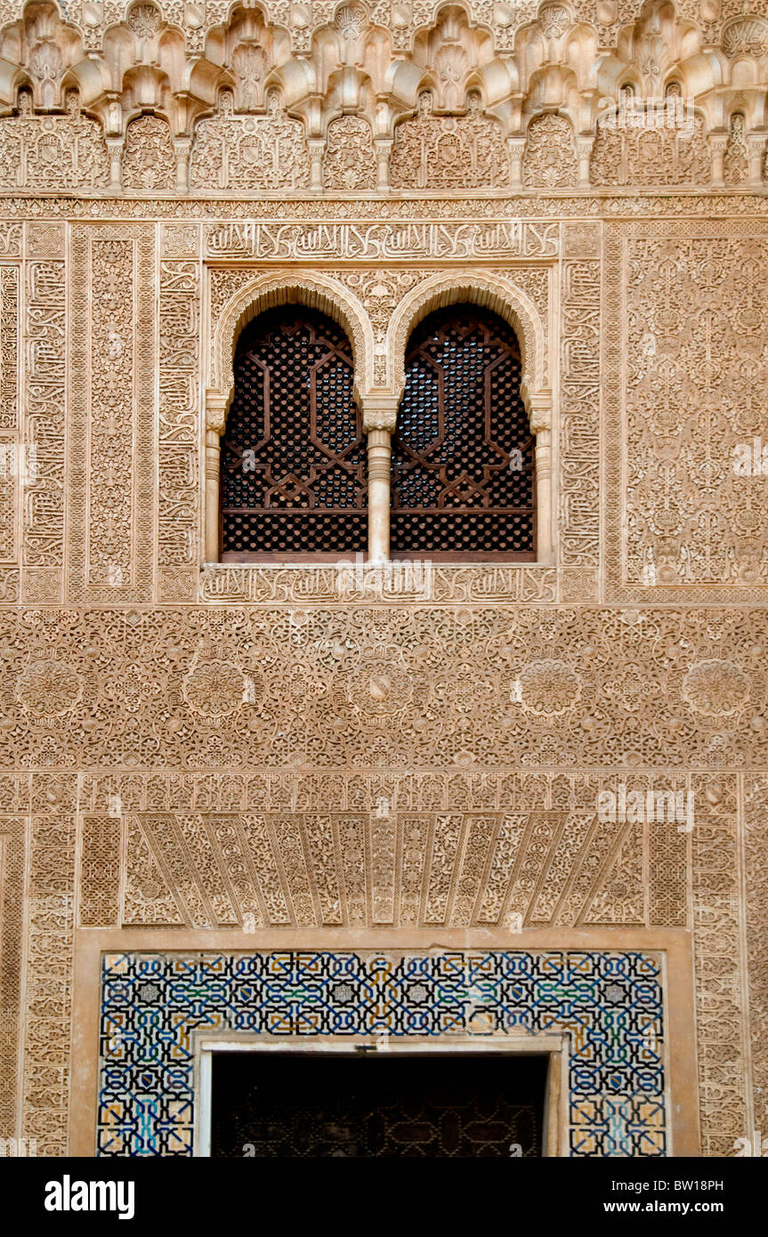 Alhambra Granada Spanien Andalusien golden palace Stockfoto