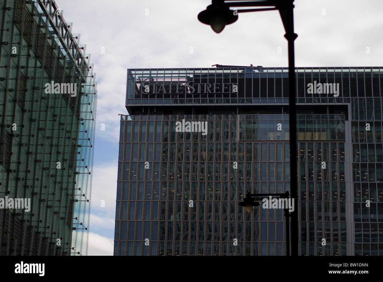 State Street Bank and Trust Company Building, Churchill Place, Canary Wharf, London, Großbritannien Stockfoto