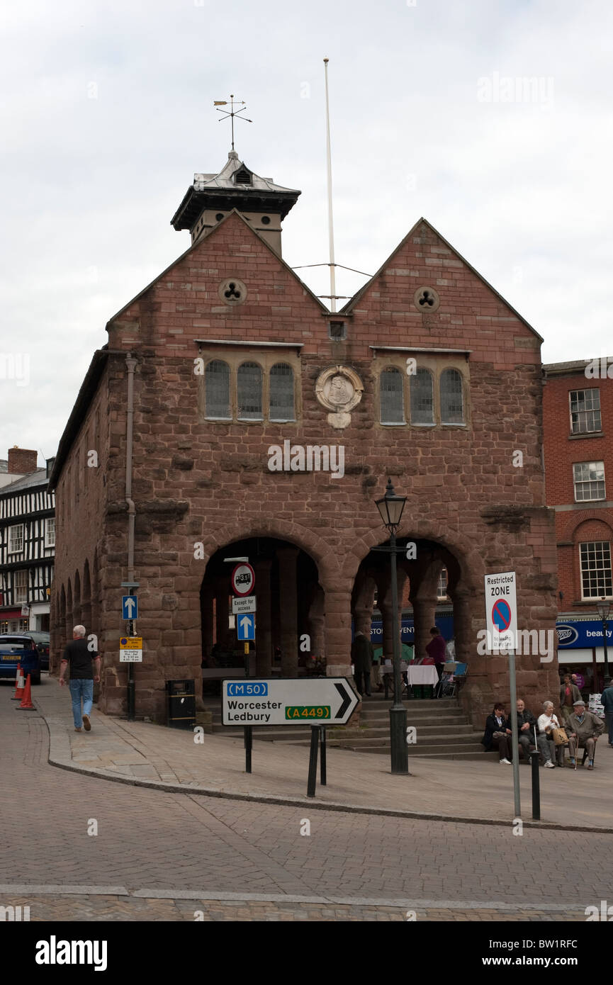 Markt Haus Ross-On-Wye Herefordshire UK Stockfoto